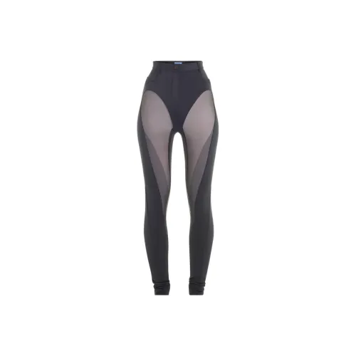 Mugler Черные Женские Леггинсы