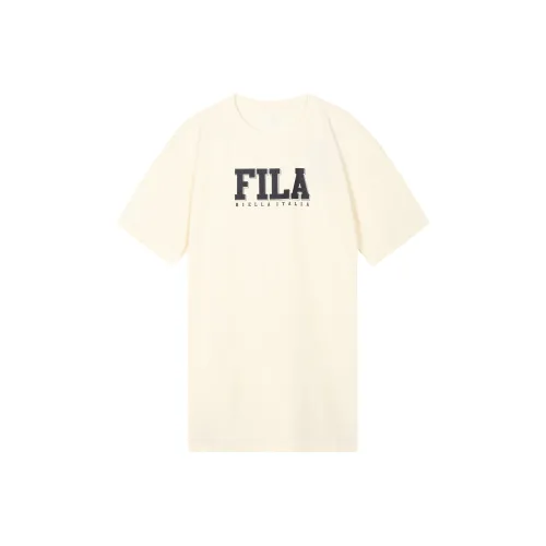 FILA Молоко SALT Белый Женские Короткие Платья с Рукавами