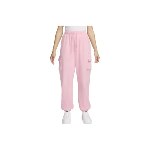 NIKE Розовые Женские Вязаные Тренировочные Брюки