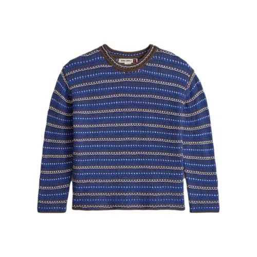 ZARA Синий/Индиго Мужской Трикотаж