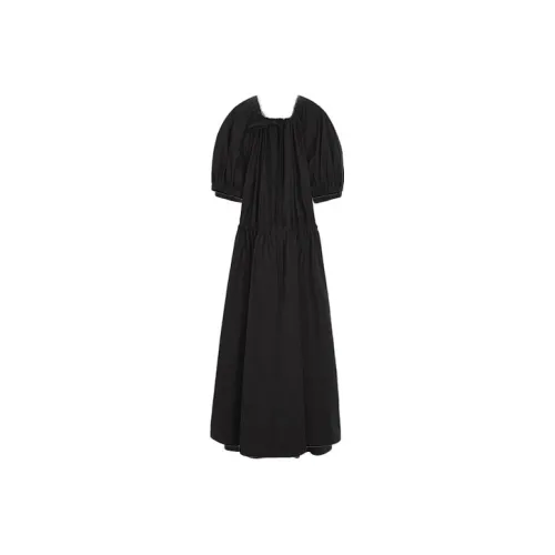 EENK Black Женские Короткие Платья с Рукавами