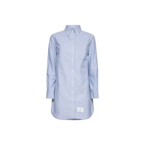 THOM BROWNE Blue Женские Длинные Платья с Рукавами