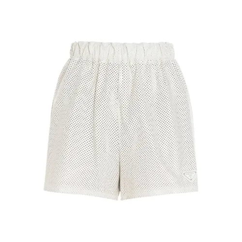 PRADA Белые Женские Повседневные Шорты