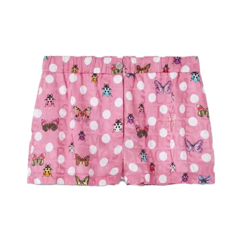 VERSACE Розовые Женские Повседневные Шорты