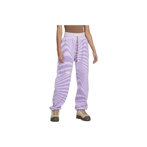 NIKE Сиреневые Женские Вязаные Тренировочные Брюки