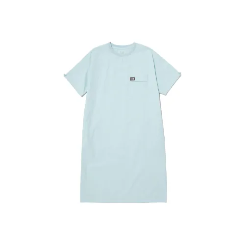 THE NORTH FACE Короткий рукав Платье Женское Светло-синий