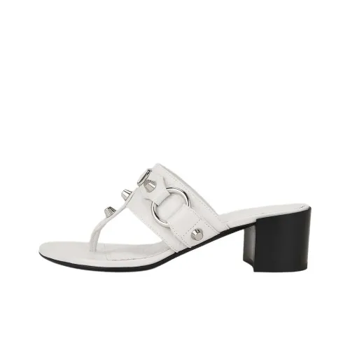 Balenciaga Шлепанцы 5 см Женские Белые