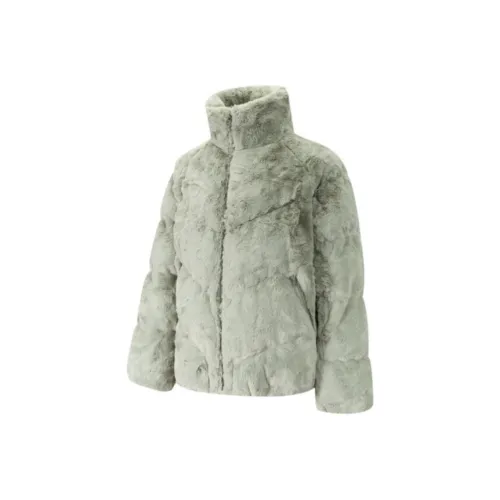 Nike Пуховик Женский Светло-Зеленый