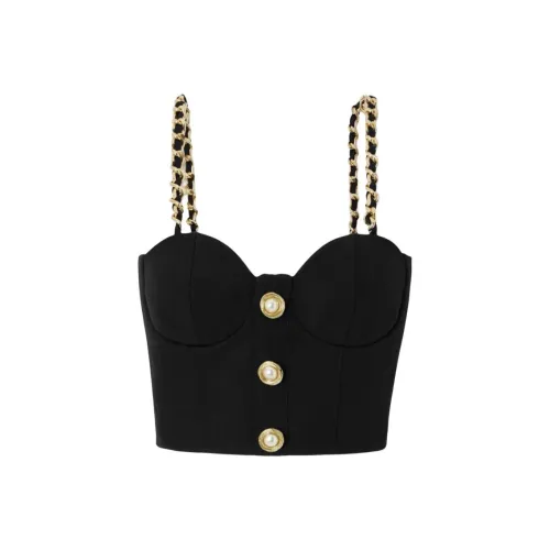 BALMAIN Черные Женские Камисоли