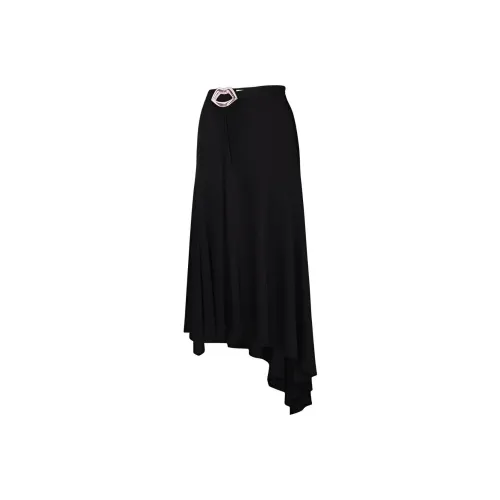 Sonia Rykiel Черные Женские Вязаные Длинные Юбки
