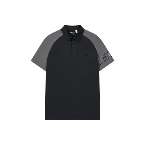 FILA GOLF серия Поло Мужское Темно-черное