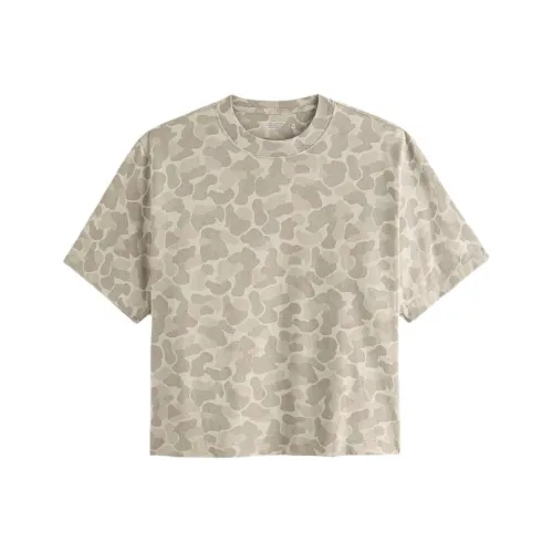 Abercrombie＆Fitch T-Shirt Мужской Хаки Камуфляж