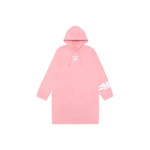 Mini Cream Длинное платье с длинными рукавами женское розовое