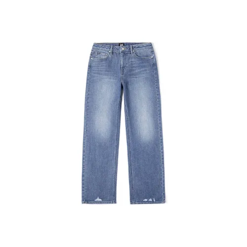 Lee совместный бренд SS25 Джинсы Женские Средне-голубой