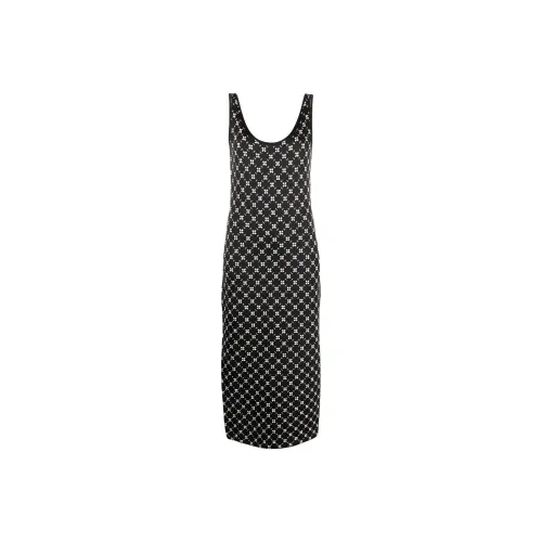 Lanvin Черные Женские Платья без рукавов