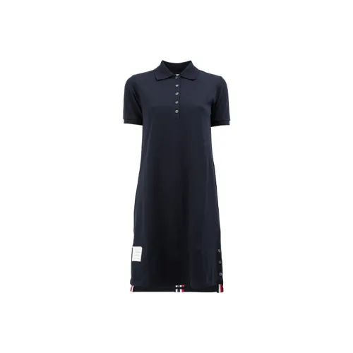 THOM BROWNE Blue Женские Короткие Платья с Рукавами