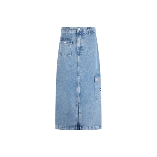 Tommy Hilfiger Denim Long Skirt Women's Denim Blue Томми Хилфигер Деним Длинная Юбка Женская Джинсовый Синий
