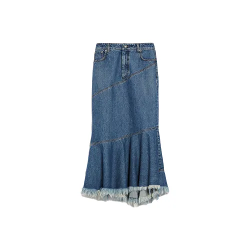 MaxMara Женские джинсовые длинные юбки