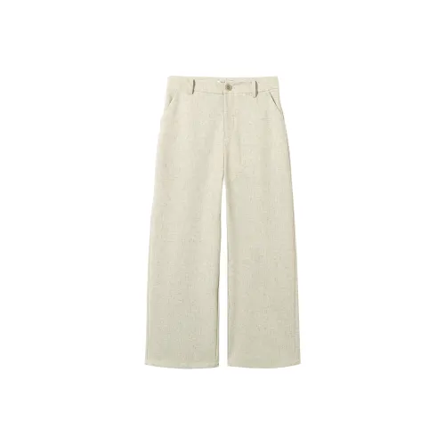 Ouyang Облачный бежевый Женские Повседневные Брюки