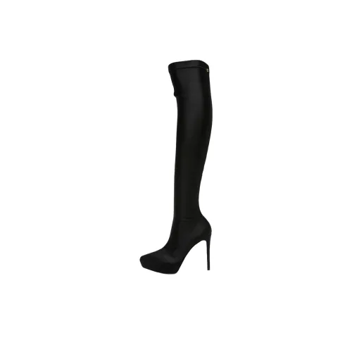 GIANVITO ROSSI Ботинки выше колена, черные, женские
