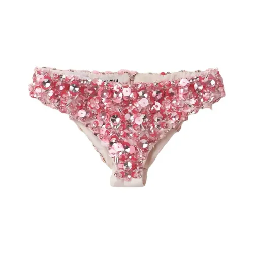MIU MIU Розовые Женские Повседневные Шорты