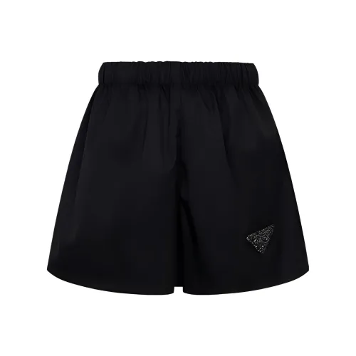 PRADA Повседневные шорты Женские Черные