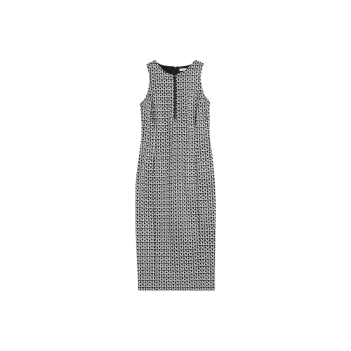 MaxMara Без рукавов Платье Женское Черное