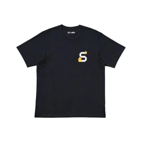 UNIQLO x One Piece Collaboration Edition Ван-Пис Коллаборация Edition SS25 T-Shirt Мужской Черный