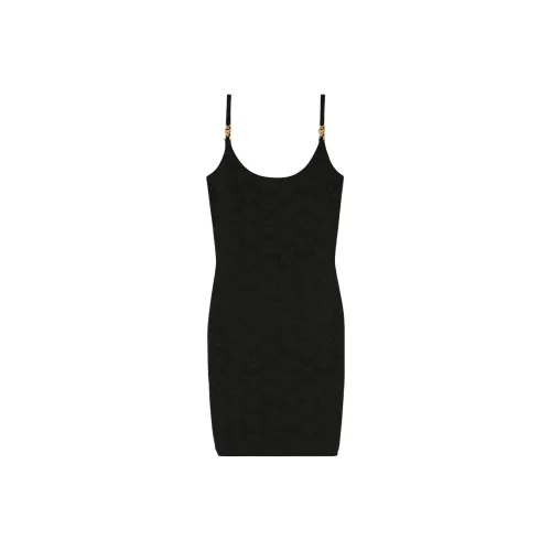 VERSACE Черные Женские Платья без рукавов