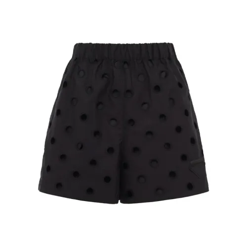 PRADA Черные Женские Повседневные Шорты