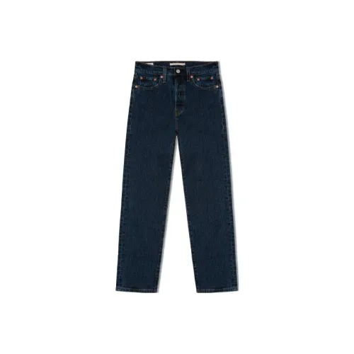 Levis Женские джинсы темно-синего цвета