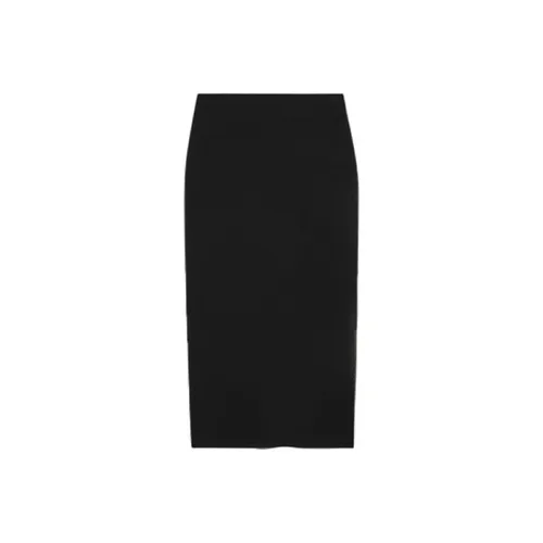 COS Черные Женские Вязаные Длинные Юбки