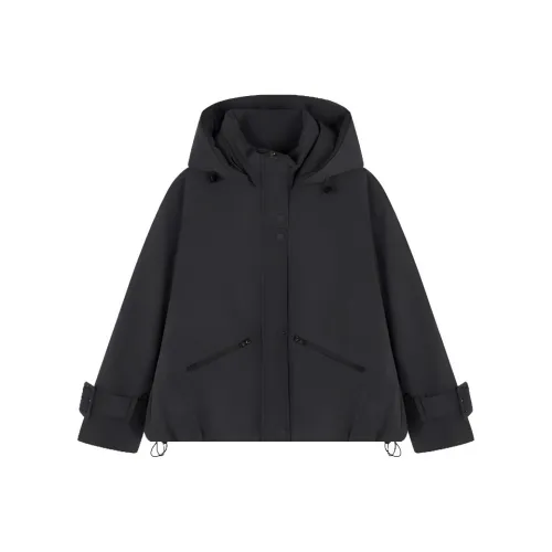 XWI Пуховик Женский Темно-Серый