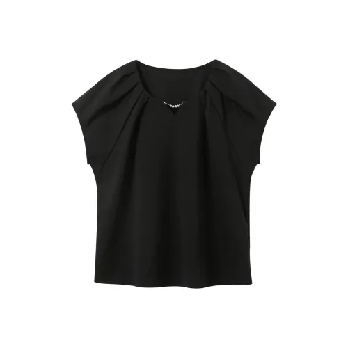 3COLOUR T-Shirt Женская Классический Черный