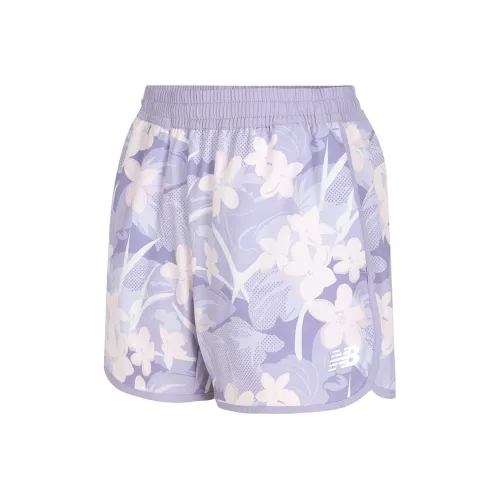 New Balance Фиолетовые Женские Повседневные Шорты