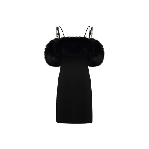 OZLANA Slip Платье Женское Черное