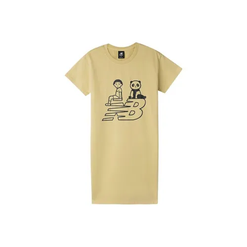 New Balance Noritake Collection Женские Платья с Коротким Рукавом