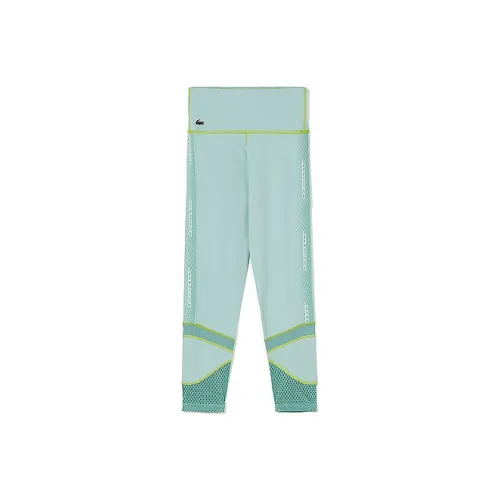 LACOSTE Зеленые Женские Вязаные Спортивные Брюки