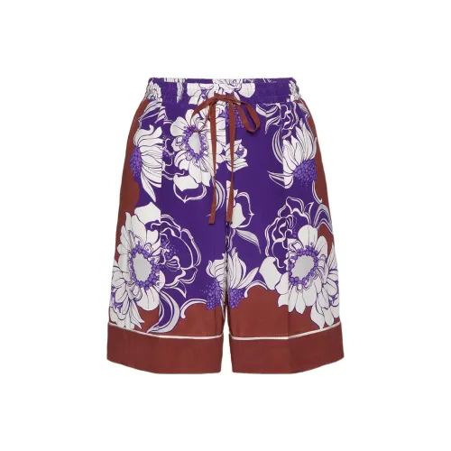 Valentino SS22 Шорты Женские Фиолетовые