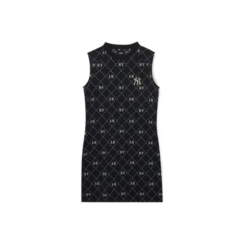 MLB Без рукавов Платье Женское Черное