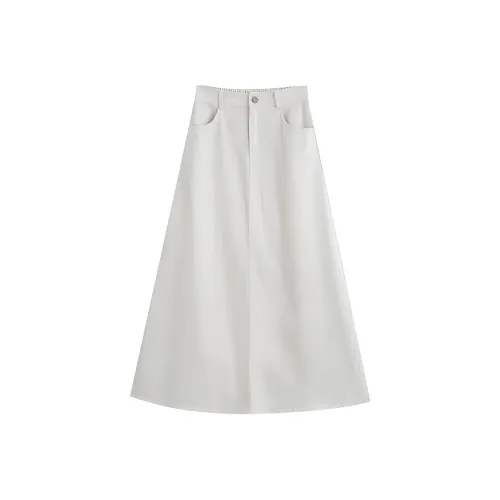 PZGE Женские джинсовые длинные юбки