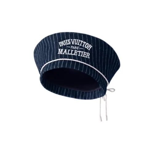 LOUIS VUITTON Хлопок Вискоза Береты Мужской Темно-синий