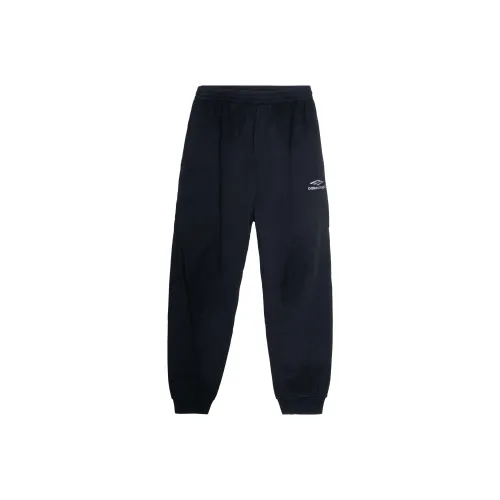 Balenciaga Вязаные Спортивные Штаны Свободного Кроя Женские Черные