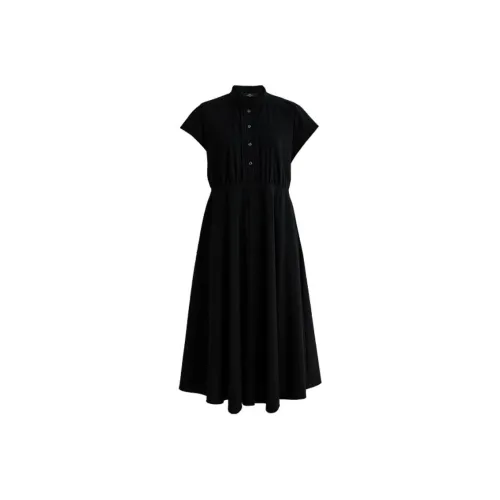 AUM Black Женские Короткие Платья с Рукавами