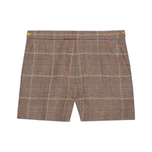 GUCCI Коричневые Женские Повседневные Шорты