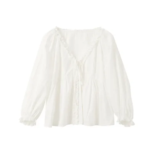 3COLOUR Рубашка Женская Облачный Белый