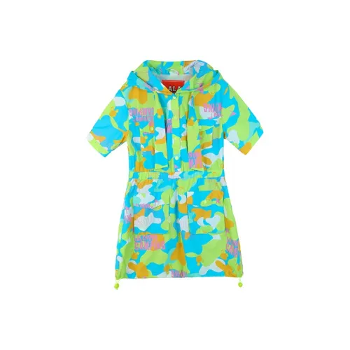 LALABOBO A Линия Юбка Платье Синий