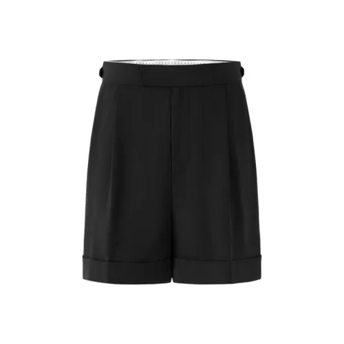 JZ Juzui Повседневные шорты Женские Без рисунка Черные