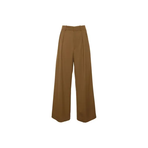 WARDROBE.NYC Коричневые Женские Повседневные Брюки