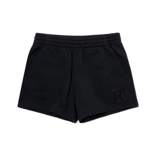 Mlb Base Logo Основа Логотип Повседневные шорты Женские Черный